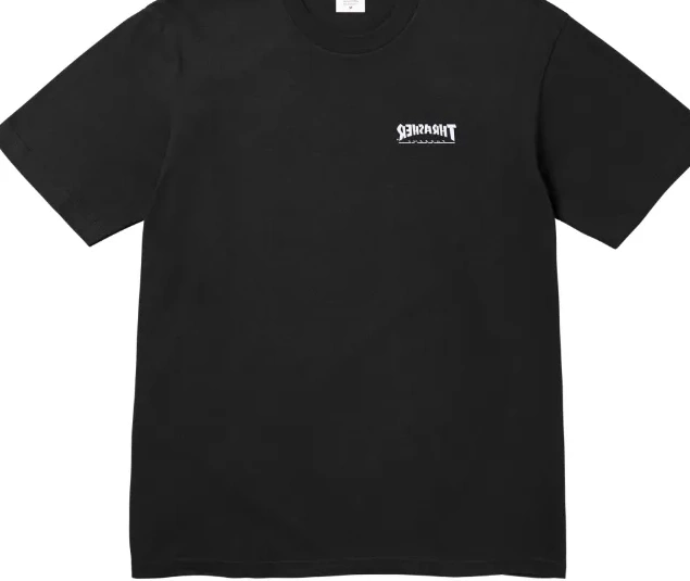 English and Black S T-shirt L M White Cross XL 0519